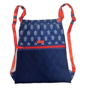 Vera Bradley Lighten Up Sea Turtle Print Backpack Purse